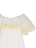Abito per bambina Chloé Kids bianco con finitura in pizzo C21241 117 CHLOE' KIDS 