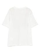 T-shirt per bambina Stella McCartney Kids bianco con stampa grafica TX8B31 Z0434 101 STELLA McCARTNEY KIDS 