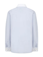 Camicia per bambino Gucci Kids azzurro con colletto a contrasto 805611 XWA3N 4052 GUCCI KIDS 