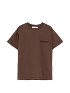 T-shirt per bambino Paolo Pecora Kids marrone con taschino PP4213 EBANO PAOLO PECORA KIDS 