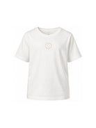 T-shirt per bambina Stella McCartney Kids bianca con stampa grafica TZ8D11 Z3931 101 STELLA McCARTNEY KIDS 