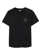 T-shirt per bambino DKNY Kids nera con logo D62546 09B DKNY KIDS 
