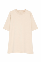 T-shirt per bambino Rick Owens Kids beige con girocollo BG01F3274RNP 138 RICK OWENS KIDS 