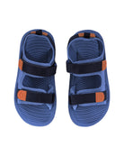 Sandali per bambino Molo azzurro con fasce e motivo smile 7S26U301 5615 MOLO KIDS 