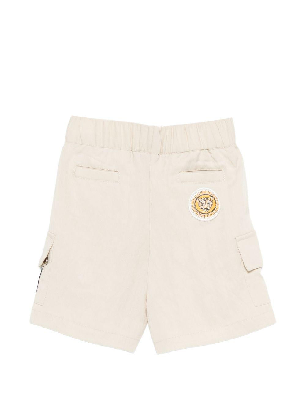 Cargo corti per bambino Just Cavalli Kids beige con cintura JIP26095BE BEIGE D.W. ROBERTO CAVALLI KIDS 