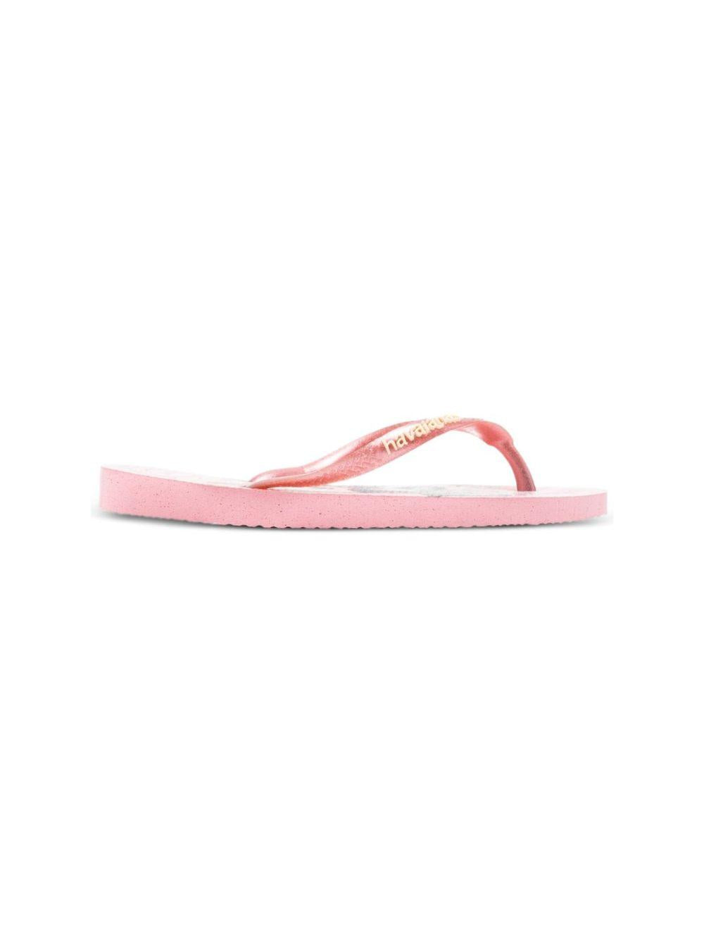 Infradito per bambina Havaianas Kids x Disney rosa con stampa grafica principesse 4123328 9898 HAVAIANAS KIDS 