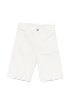 Shorts per bambino Etro Kids bianco con applicazione logo GY6P59 D0039 101 ETRO KIDS 