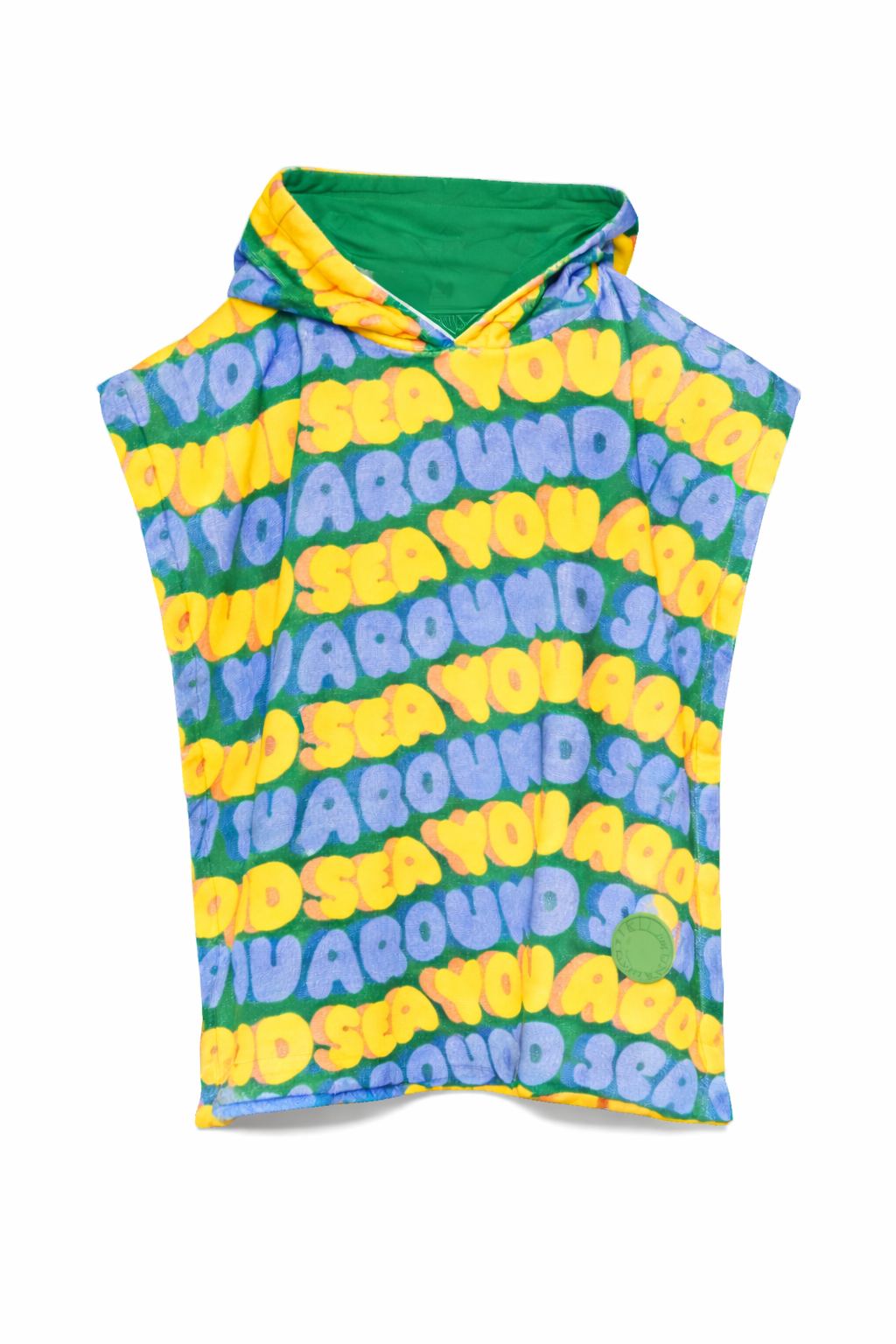 Accappatoio per bambini Stella McCartney Kids multicolor con stampa grafica all-over TYCQ10 Z3531 642BL STELLA McCARTNEY KIDS 