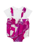 Tutina per neonata Emilio Pucci Junior multicolor con stampa all-over PYA001 K0284 570BC EMILIO PUCCI KIDS 