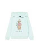 Felpa per bambino Polo Ralph Lauren Kids azzurro con motivo Polo Bear 312A11823 002 Ralph Lauren kids 