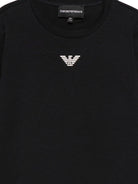 T-shirt a maniche lunghe Emporio Armani Kids bl navy con stampa logo EB000420 AF15013 MB250 EMPORIO ARMANI KIDS 