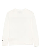 Maglione per bambino MC2 Saint Barth Kids x Marvel bianca con stampa grafica Avengers DOU0019 00342I MC2 ST. BARTH KIDS 