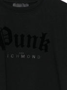 T-shirt per bambina John Richmond Junior nero con stampa grafica RGA25037TS BLACK JOHN RICHMOND JUNIOR 