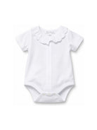Tutina per neonata Tartine Et Chocolat bianca con colletto a smerlo CC11030 01 TArtine & Chocolat KIDS 