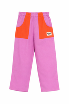 Pantaloni per bambina Bobo Choses rosa con design color-block B126AC093 511 BOBO CHOSES 