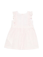 Abito per neonata Moschino Kids rosa con motivo a quadri MDV0DCLZE10 82543 MOSCHINO KIDS 