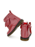Stivali per bambina Monnalisa Kids rossi con dettaglio fiocco sui lati 83H009 8777 0043 MONNALISA KIDS 