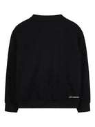 Felpa per bambino Karl Lagerfeld Kids nera con stampa grafica Z30637 09B KARL LAGERFELD KIDS 