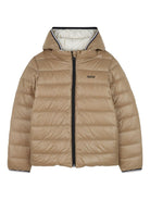 Giubbino per bambino Boss Kids beige con design reversibile J52398 21C BOSS KIDS 