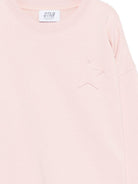 Felpa per bambina Golden Goose Kids rosa con dettaglio stella GKP02629P002488 25523 GOLDEN GOOSE KIDS 