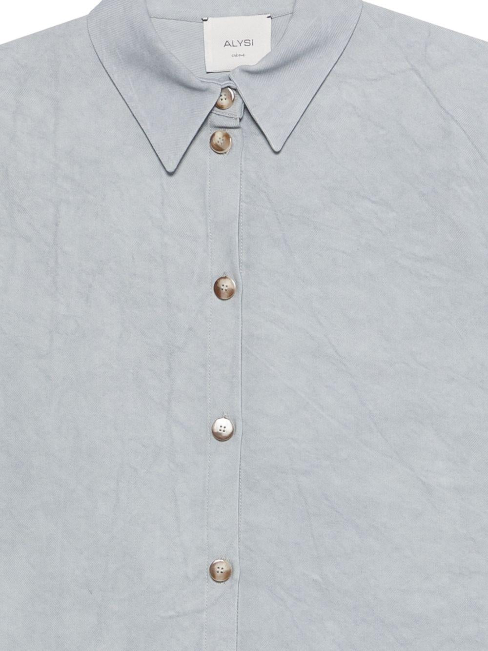 Camicia per donna Alysi azzurra con colletto classico 116243 P6028 DM ALYSI 