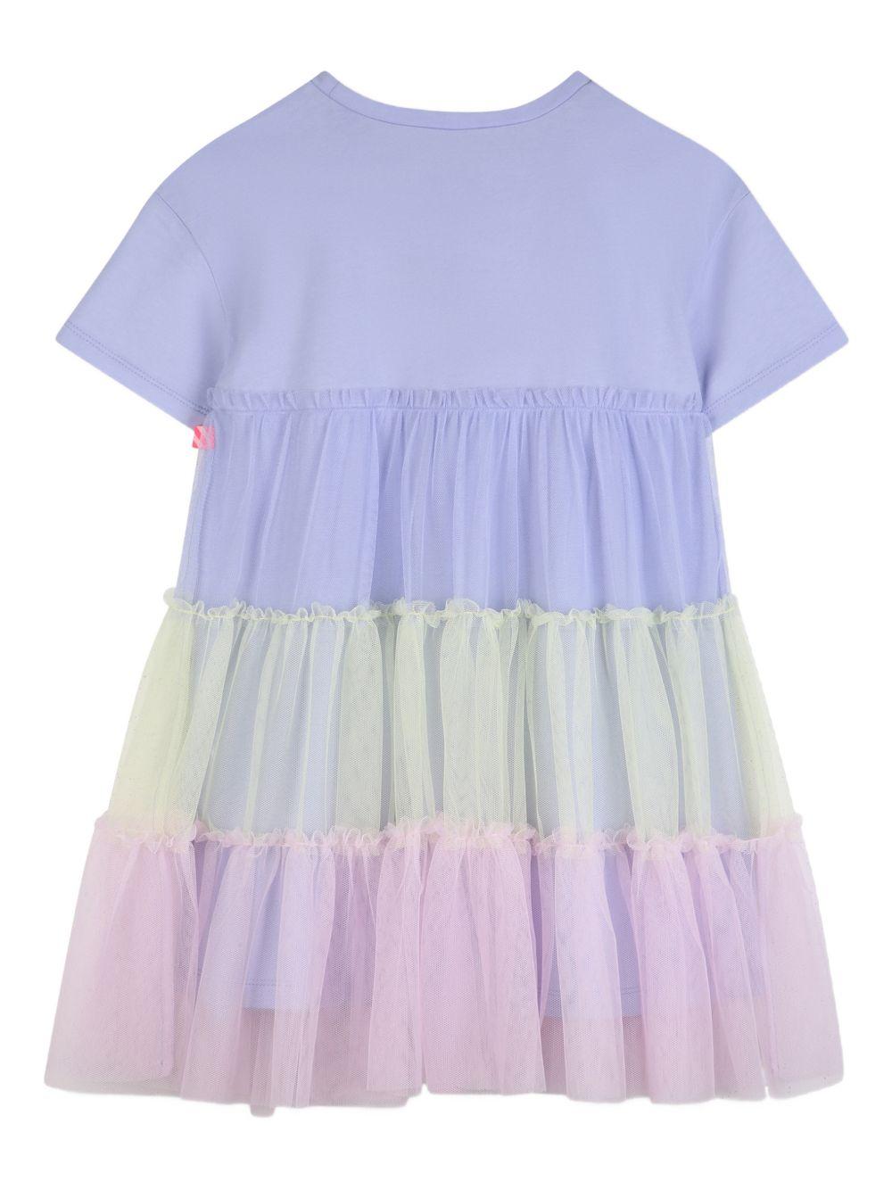 Abito per bambina Billieblush multicolore girocollo U21823 81S BILLIEBLUSH KIDS 