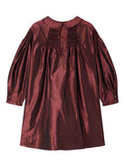 Abito per bambina Bonpoint rosso con maniche a palloncino W05GDRW00002 052B BONPOINT 