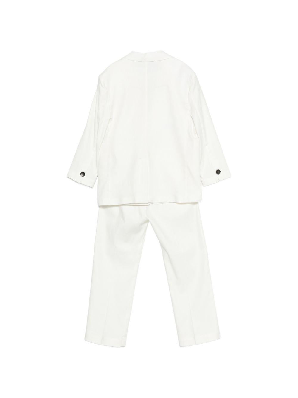 Completi per bambino Paolo Pecora Kids bianco a maniche lunghe PP4265 GESSO PAOLO PECORA KIDS 