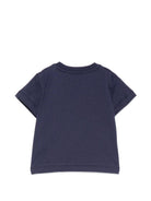 T-shirt per neonato Moschino Kids blu con motivo Teddy Bear M9M047LAA10 40016 MOSCHINO KIDS 
