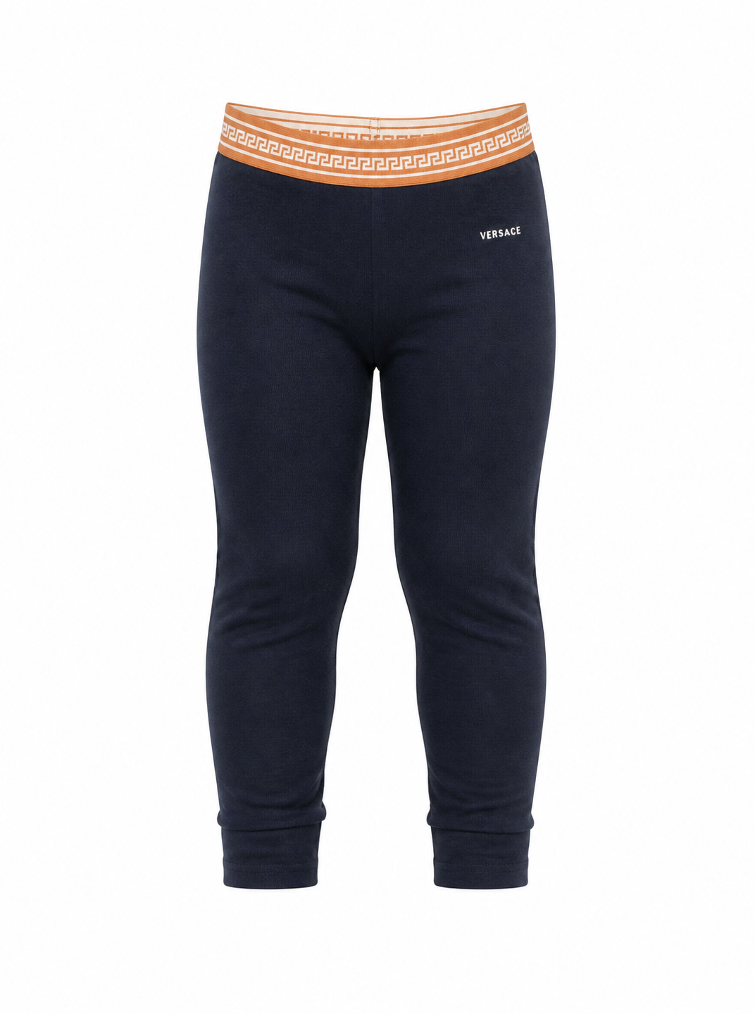 Leggings per bambina Versace Kids blu con elastico in vita 10249251A18119 2U9J0 VERSACE KIDS 