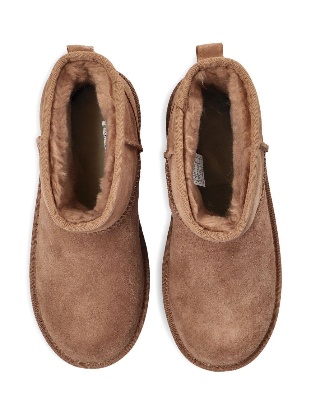 Stivaletti per bambini UGG Kids beige a punta tonda 1143700K RYK UGG 