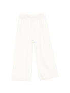 Pantaloni per bambina Louise Misha bianchi con elastico in vita GRC-W25-P0192 CREAM LOUISE MISHA 
