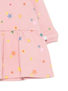 Abito per neonata Stella McCartney Kids rosa con stampa grafica stelle TZ1030 Z4021 507MC STELLA McCARTNEY KIDS 