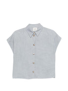 Camicia per donna Alysi azzurra con colletto classico 116243 P6028 DM ALYSI 