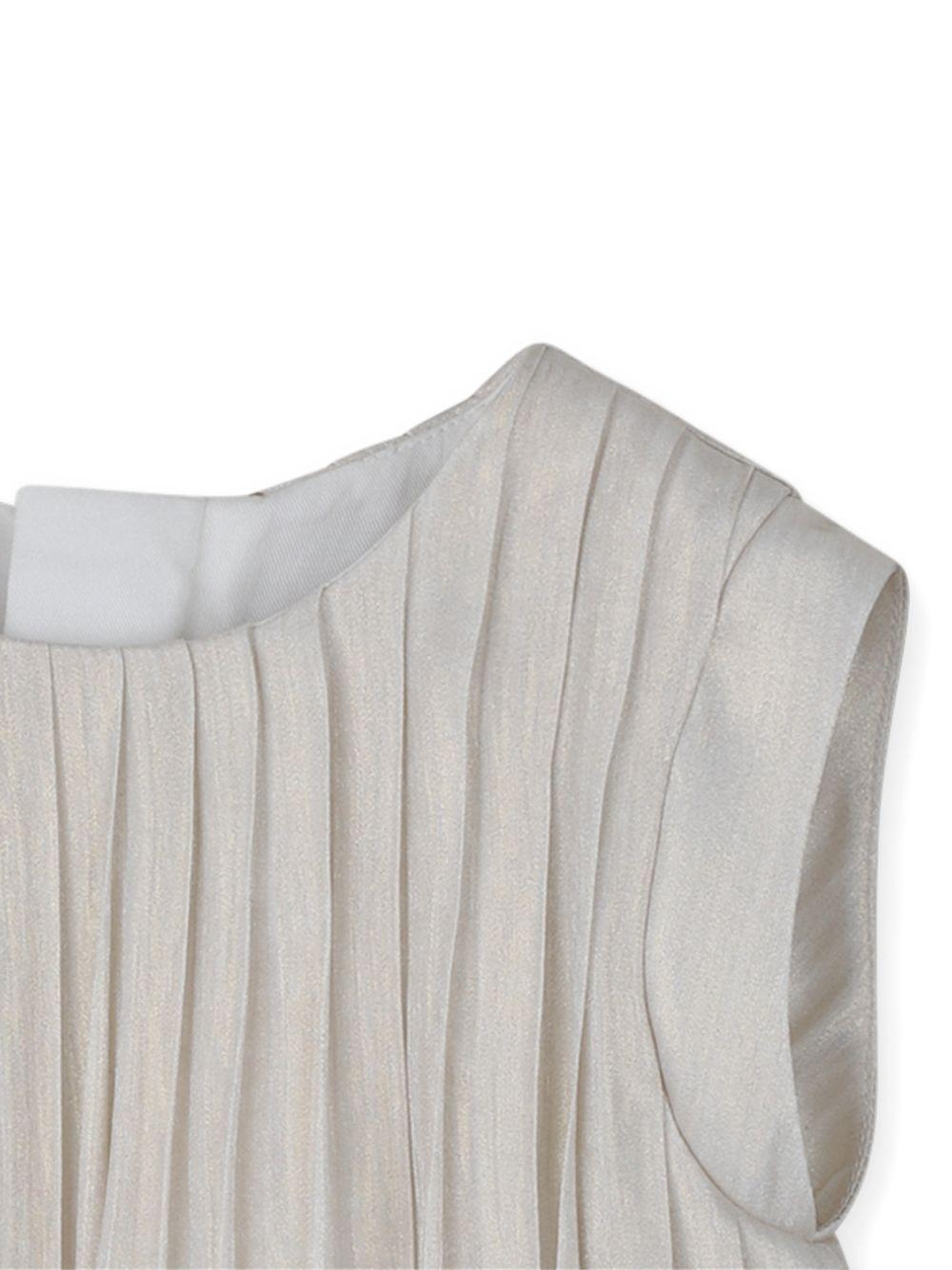 Abito per neonata Michael Kors Kids bianco plissettato R30551 Z99 MICHAEL KORS KIDS 