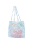 Borsa per bambina Konges Slojd azzurra con perline di cilegio KS104724 CHERRY KONGES SLOJD 