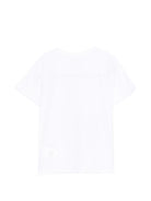T-shirt per bambini Stella McCartney Kids bianca con stampa stelle marine TY8A81 Z0434 100 STELLA McCARTNEY KIDS 