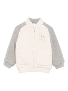 Giubbino per bambino Eleventy Kids grigio con logo ricamato EX2P27 U0232 101GR ELEVENTY KIDS 