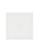 Coperta per neonati Gucci Kids ècru con dettaglio logo 8543053K111 9100 GUCCI KIDS 