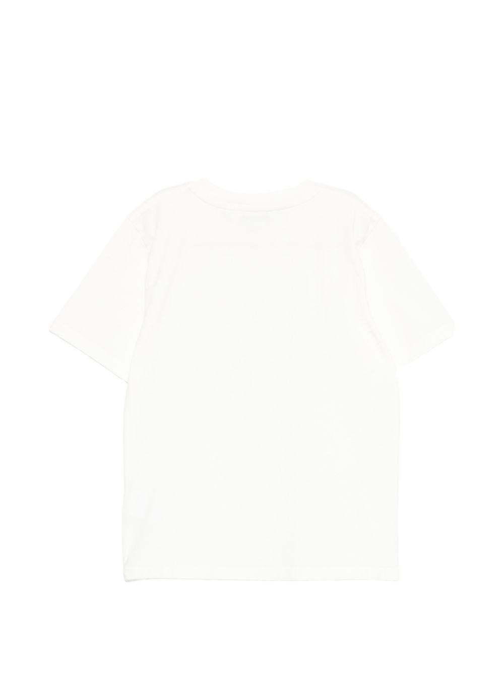 T-shirt Thibald Island per bambino Bonpoint bianca con stampa grafica sul davanti S06BTSK00020 102 BONPOINT KIDS 