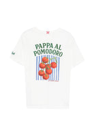 T-shirt per bambino MC2 Saint Barth Kids bianca a maniche corte PRL0001 02011L MC2 ST. BARTH KIDS 