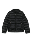 Piumino Acorus per bambino Moncler Enfant nero con polsi regolabili L19541A00035597YF 999 MONCLER KIDS 