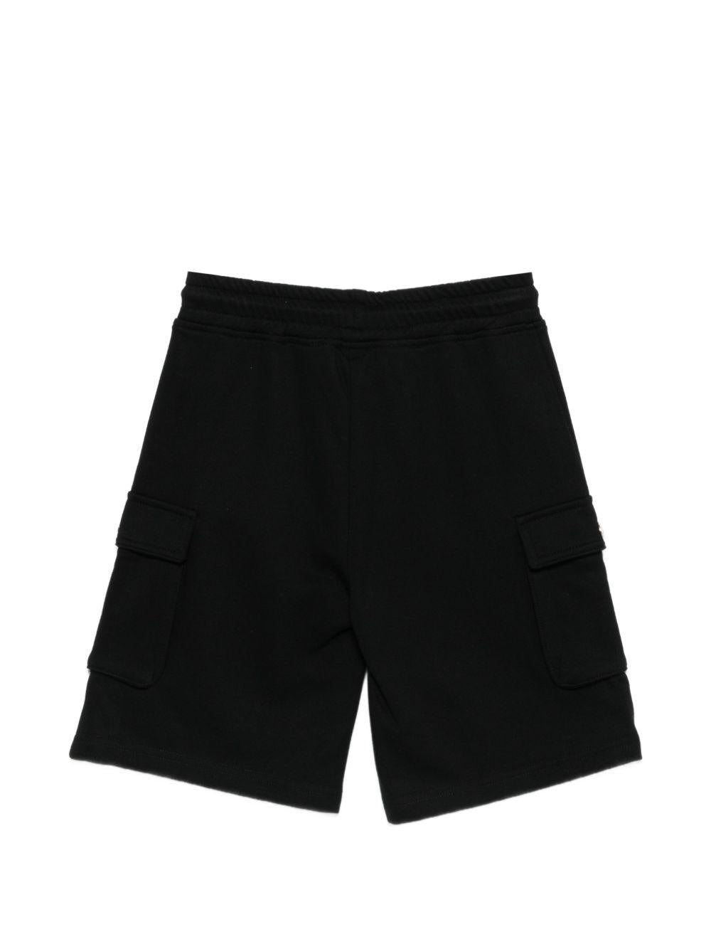 Shorts cargo per bambino John Richmond Junior nero con tasche RBP26060BE BLACK JOHN RICHMOND JUNIOR 