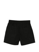 Shorts per neonati Moschino Kids neri con stampa Teddy Bear sul davanti MUQ01NLLA14 60100 MOSCHINO KIDS 