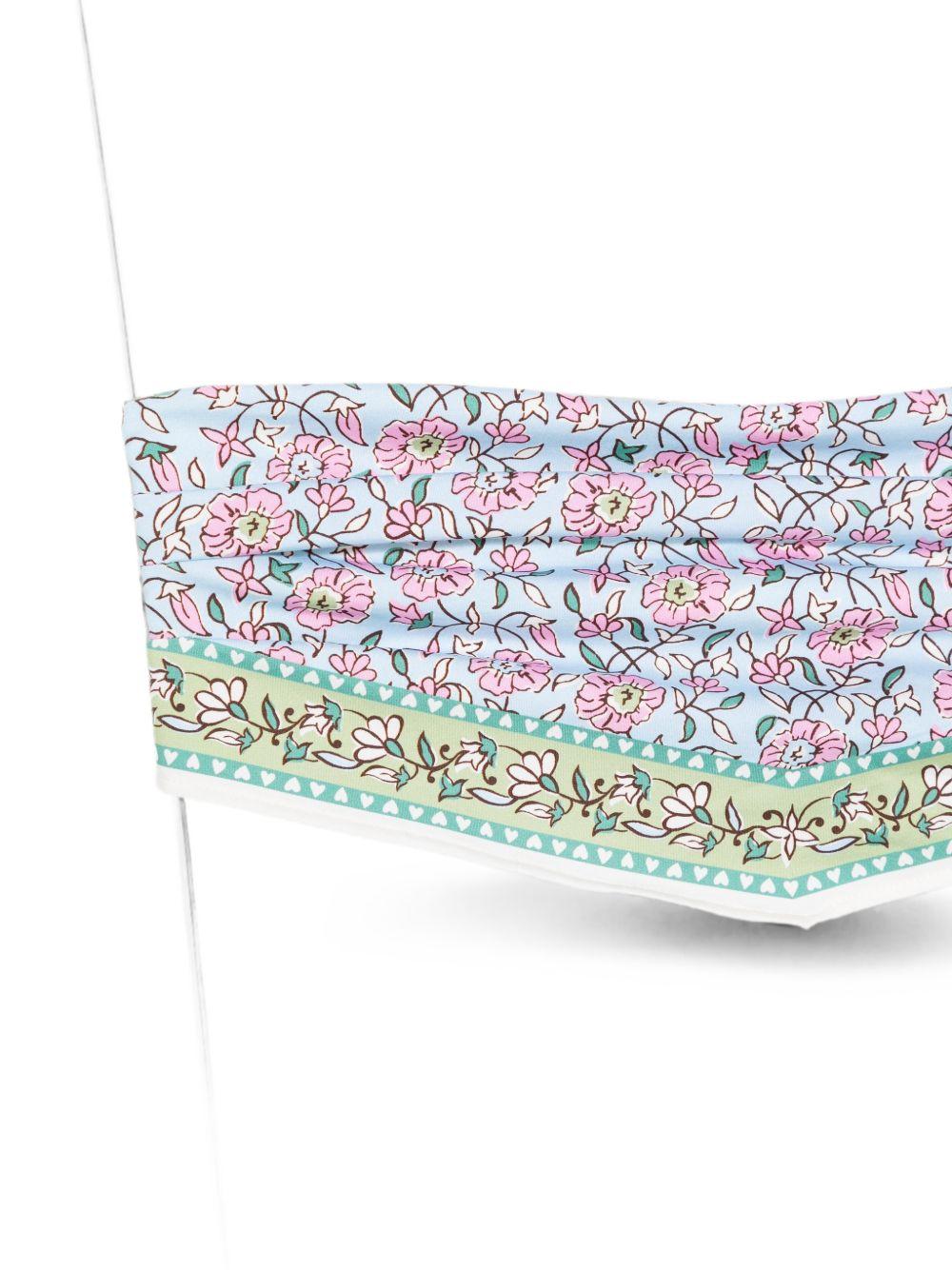 Bikini per donna MC2 Saint Barth multicolore con stampa floreale all-over VIR0001 08720L MC2 ST. BARTH 