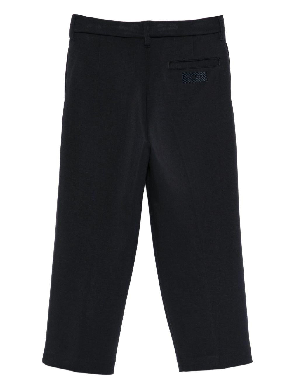 Pantaloni per bambino Emporio Armani Kids blu con tasche anteriori a filetto EB000543 AF16254 UB118 EMPORIO ARMANI KIDS 