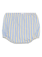 Pantaloncini per neonata Mariella Ferrari azzurro a righe PLE5 025 MARIELLA FERRARI KIDS 