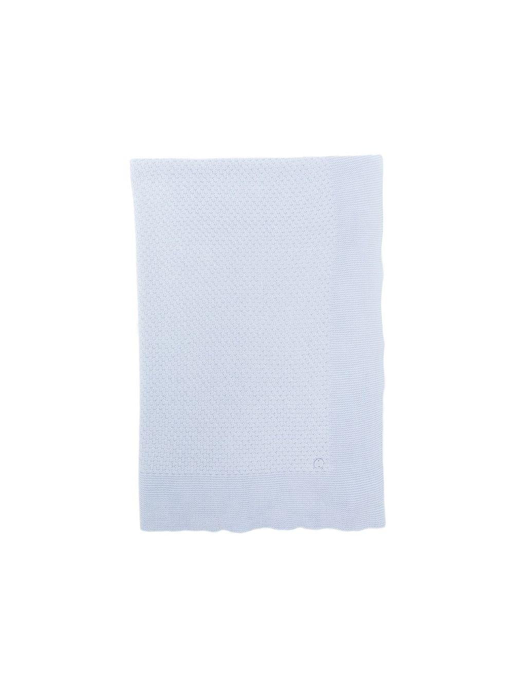 Coperta per neonato Paz Rodriguez blu con lavorazione a maglia 031-123414 801 PaZ RODRIGUEZ KIDS 