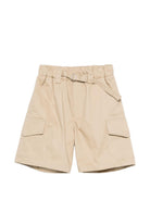 Shorts per bambino Paolo Pecora Kids beige con tasche PP4319 BEIGS PAOLO PECORA KIDS 
