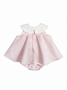 Abito per neonata La Stupenderia rosa con coulotte abbinate 2TBAB52 D33 LA STUPENDERIA KIDS 